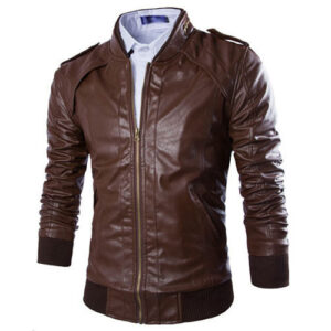 Leather Jacket Brown